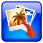 photo downloader android application logo